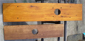 通常の台板と特注台板